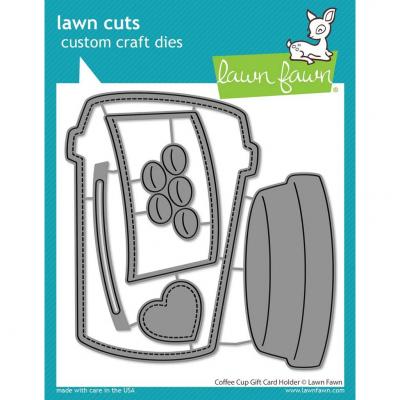 Lawn Fawn Cutting Dies - Coffee Cup Gift Card Holder